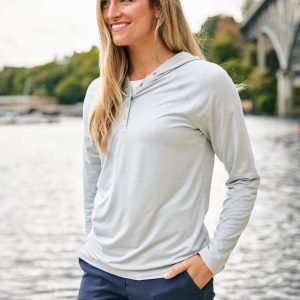 Ladies Coastline Hooded Shirt