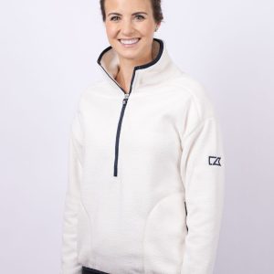 Ladies Cascade Eco Sherpa Half Zip