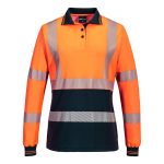 Hi-Vis Women's Cotton Comfort Polo Shirt L/S