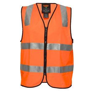 Hi-Vis Zipped Vest