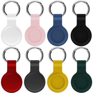 Silicone Cover for Airtag with Key Ring