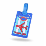 Soft PVC Promotional Travel Waterproof Luggage Tag