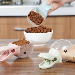 Pet Food Scoop With Clip