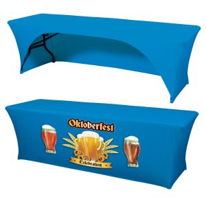 6' x 30" Top x 29" H Stretch 3-Sided Table Throw