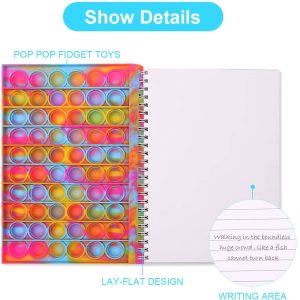 A5 Pop Bubble Fidget Notebook