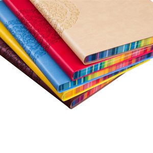 Rainbow edge PU notebook