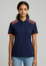 Womens Galaxy Short Sleeve Polo