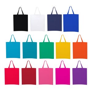 Coloured Calico Bag Short Handle