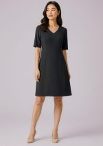 Womens Siena Extended Short Sleeve Dress