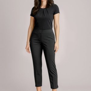Womens Siena 7/8 Mid-waist Slim Leg Pant