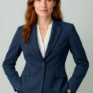 Womens Renew Single Button Mid Length Jacket