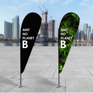 rPET Teardrop Banner - Medium