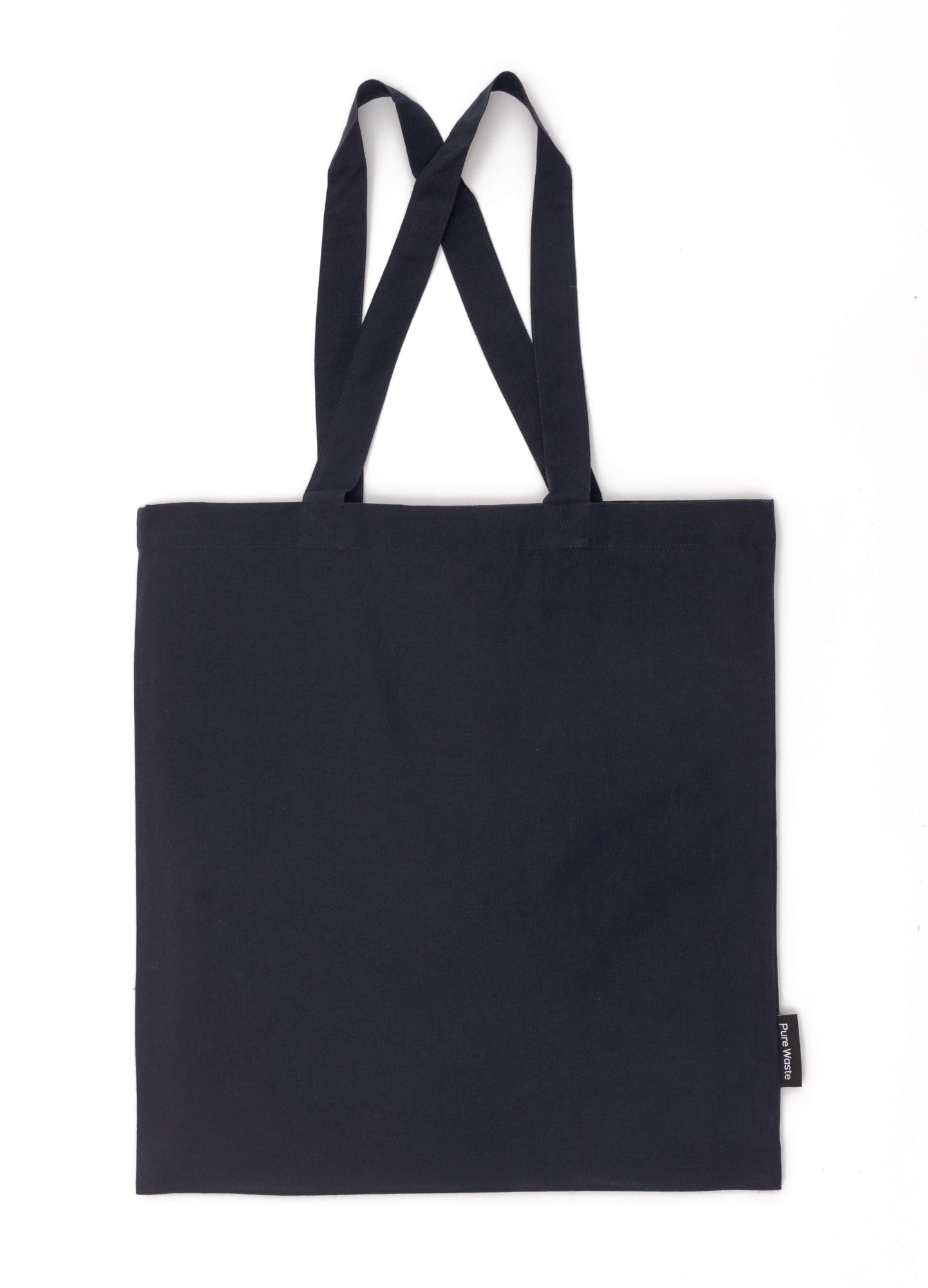 A navy blue tote bag with two handles and a small logo on the side. Tote bag - Image 1