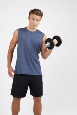 Mens Heather SLEEVELESS Tee - Greatness Range