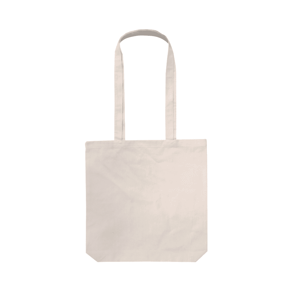A tote bag in a plain natural colour with two sturdy handles. It has a simple, unembellished design. Colorado cotton calico bag - Image 1