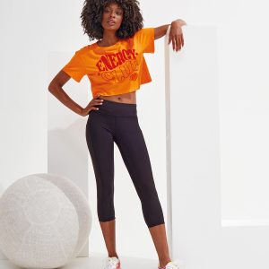 Recycled Performance Leggings 3/4 Length