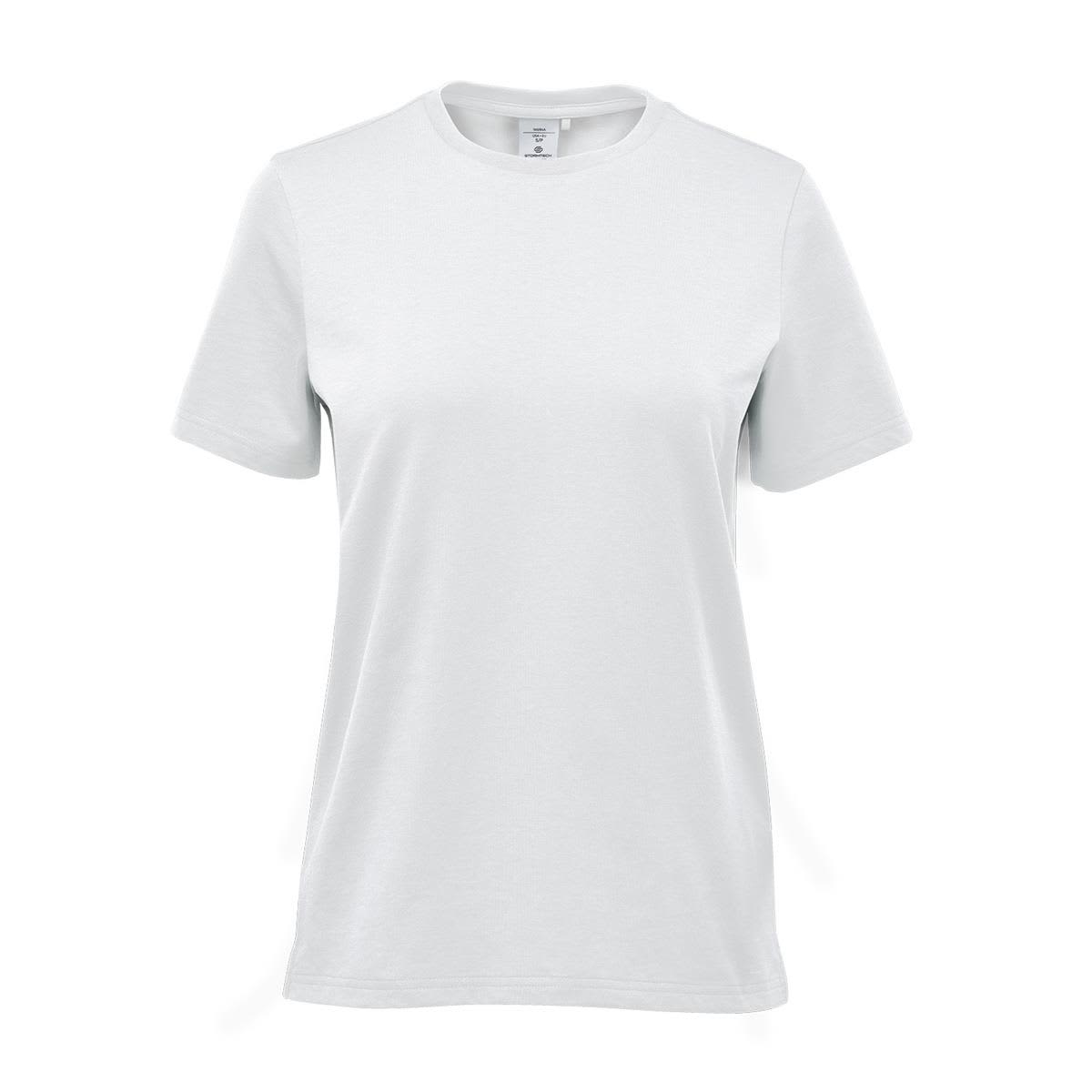 A light green women's t-shirt with short sleeves. The shirt has a simple design and includes a logo. Women's Oasis Tee - Image 1