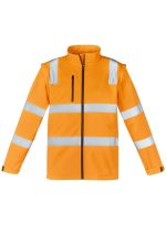 Unisex Hi Vis VIC Rail 2 In 1 Softshell Jacket