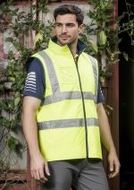 Mens Hi Vis Lightweight Waterproof Vest