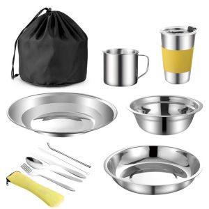 Stainless Steel Camping Dish Set