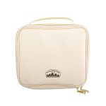 Large PU Leather Travel Cosmetic Bag With Handle