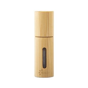 5ml Bamboo Glass Roll On Bottle With Window