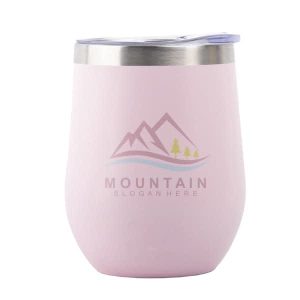 12 oz. Stainless Steel Insulated Wine Tumbler With Lid