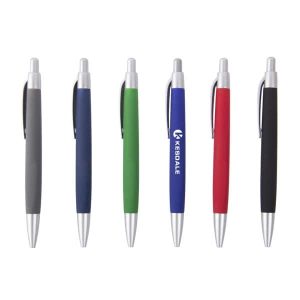Custom Soft Rubber Finish Ballpoint Pen