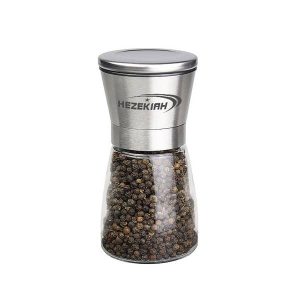 Stainless Steel Glass Pepper Grinder