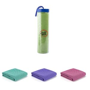 Sport Cooling Towel With Bottle
