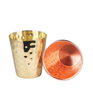 2 oz. Hammered Copper Shot Glasses