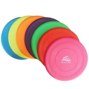 Promotional Non Slip Rubber Dog Frisbee