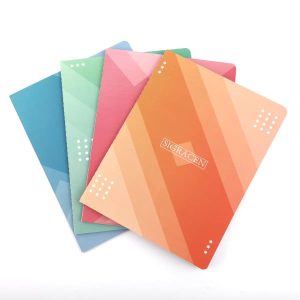 4 Pack Custom B5 Softcover Ruled Stitched Notebook