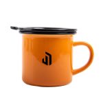 13 oz. Ceramic Campfire Mug With Lid