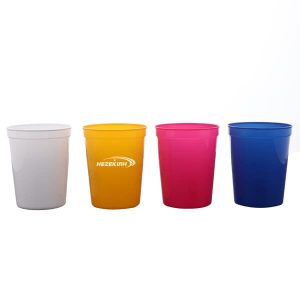 12 oz. Customized Plastic Stadium Cup