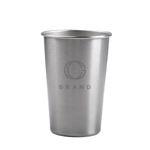 Custom Printed 10 oz. Stainless Steel Pint Cup