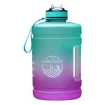 1 Gallon Large Capacity Gradient Color Sports Water Bottle