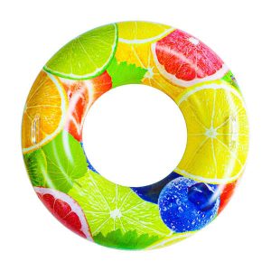 Kid's Inflatable Swim Ring With Handle