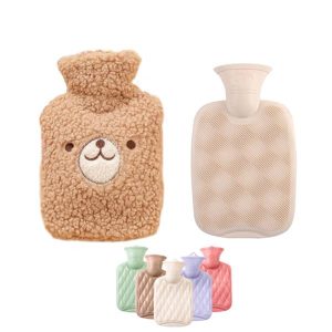 Hot Water Bag With Fur Cover