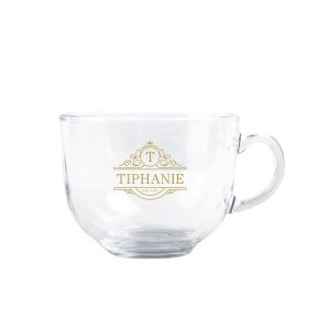 16 oz. Glass Wide Mouth Coffee Mug