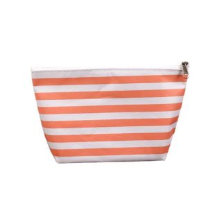 RPET Striped Makeup Bag