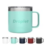14 oz. Stainless Steel Insulated Coffee Mug With Lid