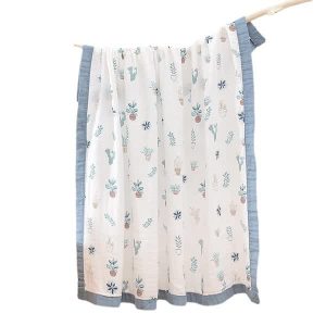 4 Layers Bamboo Cotton Baby Blanket