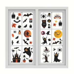 6Pcs PVC Halloween Stickers