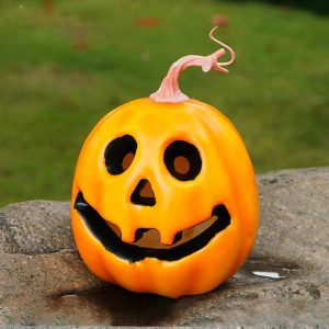 Halloween Artificial Ghost Face Pumpkin