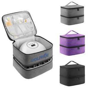 Double Layer Nail Polish Organizer Case