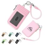 Business Card Holder Wallet With Wrist Strap
