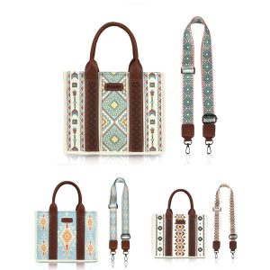Canvas Boho Shoulder Tote Bag