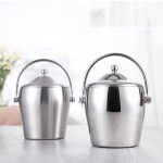 Custom Stainless Steel Ice Bucket With Lid