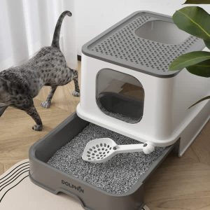 Foldable Plastic Cat Litter Box